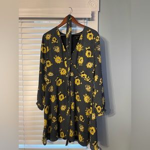 Banana Republic Polka Dot Flower Dress